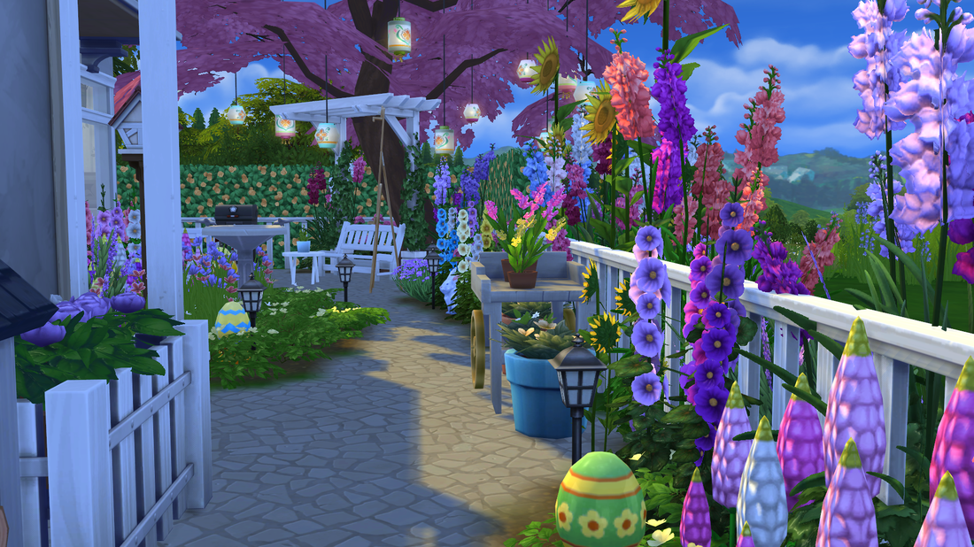 Easter Cottage - Tiki's Sims 3 Corner
